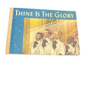 BOOK ANTIQUE Thine Is The Glory Florence Taylor Illustrated Softcover Vintage